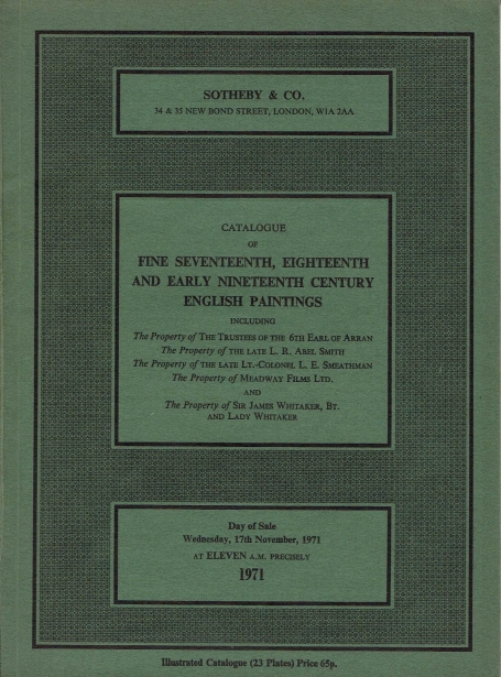 225. Fine Seventeenth, Eighteenth and early Nineteenth Century English Paintings