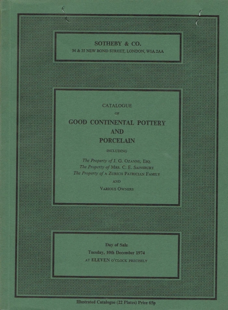 227. Good Continental Pottery and Porcelain