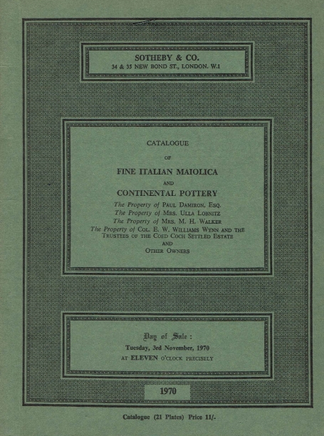 234. Fine Italian Maiolica and Continental Pottery