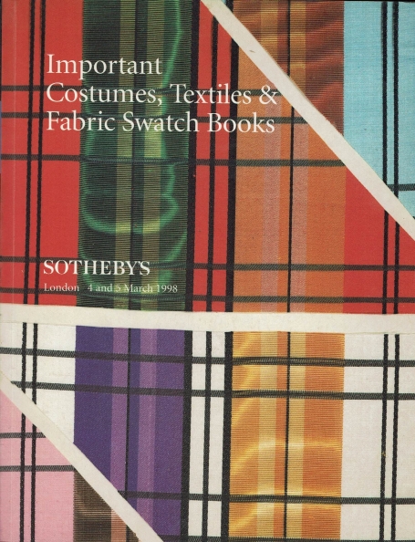 242. Important Costumes, Textiles & Fabric Swatch Books