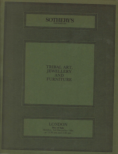 244. Tribal Art, Jewellery and Furniture