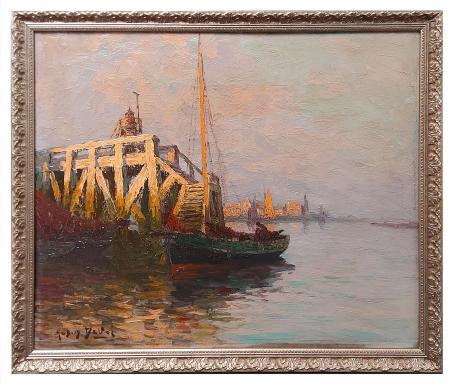 Schilderij van de Belgische schilder Albert Isidore De Vos