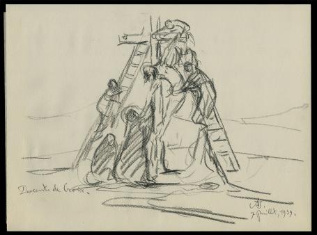 Tekening van de Belgische kunstschilder Armand Jamar kopen