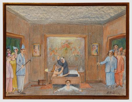 Schilderij van de kunstschilder Al. Delfosse