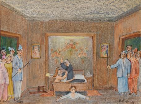 Kunstwerk van de Belgische kunstenaar Delfosse