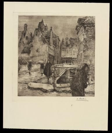 Ets van Albert Baertsoen kopen, gesigneerd