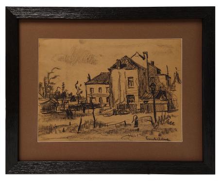 Tekening van de Belgische kunstenaar Albert Ernest