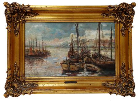 Schilderij van de Belgische kunstenaar Alfons Rubbens