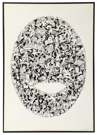 Gesigneerdelino van André Donders