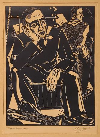 Grafisch kunstwerk van Belgische graficus Antoon Herckenrath