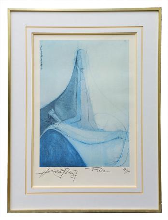 Litho van de Belgische kunstenaar Anto Diez
