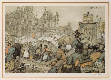 Buying works of art from the Dutch artist Anton Pieck