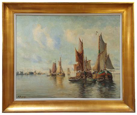 Olieverfschilderij van Henri Arden