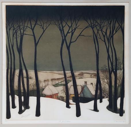 Litho van de Belgische kunstenaar Armand Apol