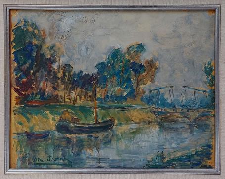 Impressionistisch kunstwerk van A. Jamar