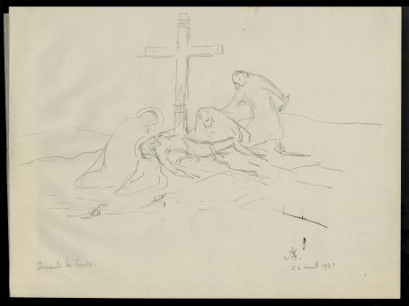 Tekening van de Belgische kunstschilder Armand Jamar kopen