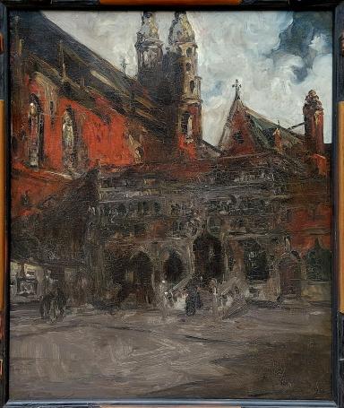 Kunstwerkje op canvas van de kunstenaar Armand Jamar