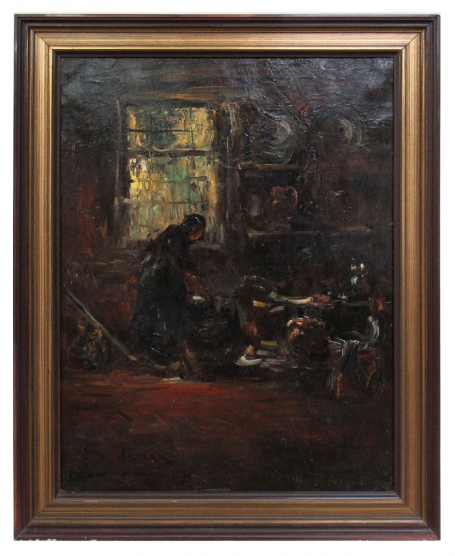 Schilderij van de Belg Armand Jamar