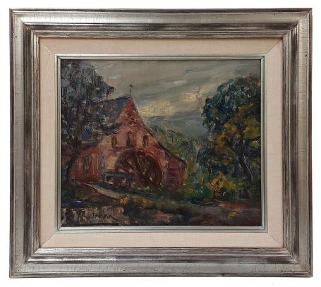 Olieverfschilderij van de Belgische kunstschilder Armand Jamar