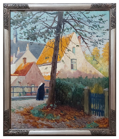 Begijnhof Brugge van Arthur Haegebaert