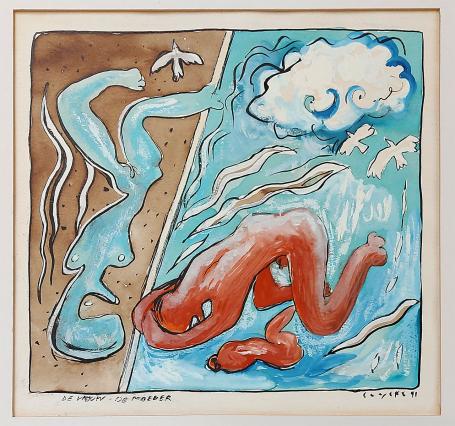 Belgische hedendaagse kunstenaar Benny Luyckx