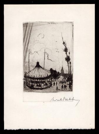 Gesigneerde ets van Dirk Baksteen kopen