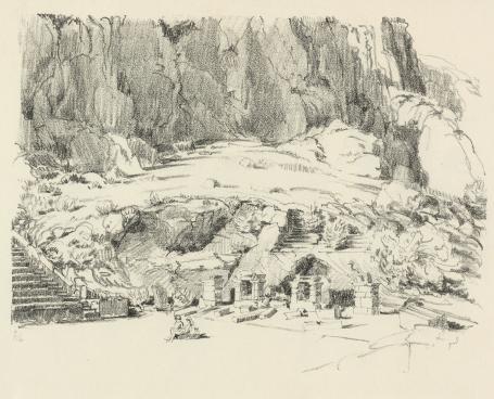 Grafisch werk van de Belgische graficus Georges-Marie Baltus kopen