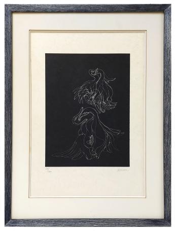 Ets van de Franse kunstenaar Hans Bellmer