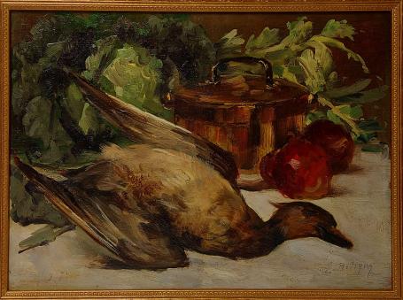 Peinture du peintre belge Ernest Betigny