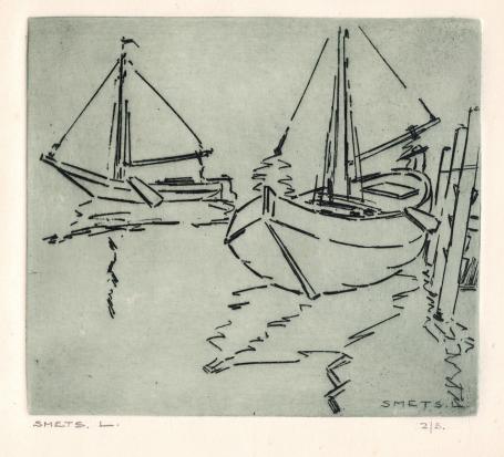 Een gravure van Léon Smets kopen