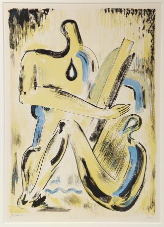 Grafisch kunstwerk van Belgische kunstenaar Jean Bilquin