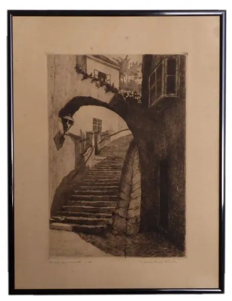 Etchings of the Belgian etcher MauriceEmile Blieck