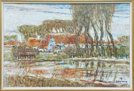 Landschapsschilderij van Alfons Blomme kopen