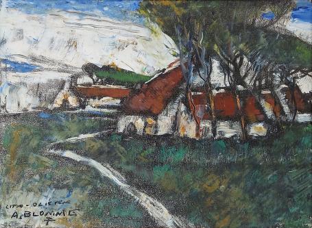 Kunstwerkje van Alfons Blomme, Boerderij