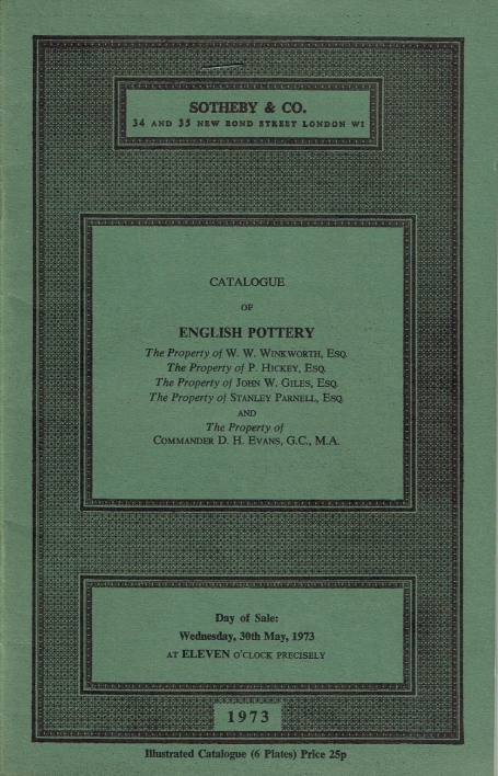 832. English pottery