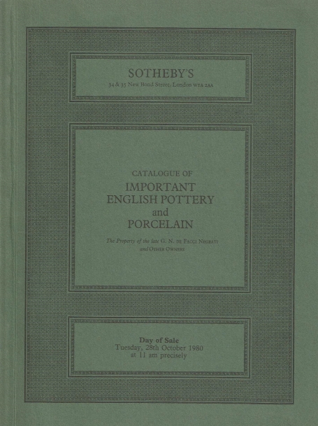 862. Important english pottery and porcelain