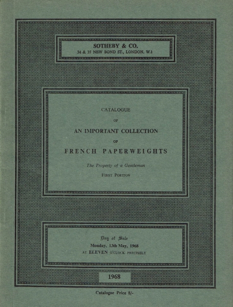 876. An important collection of French paperweights