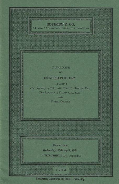 895. English pottery