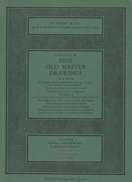 898. Fine old master drawings