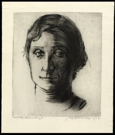 Ets uit 1936 van Jacques Boonen kopen, portret