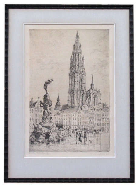 Ets van de Belgische kunstenaar Romain Malfliet