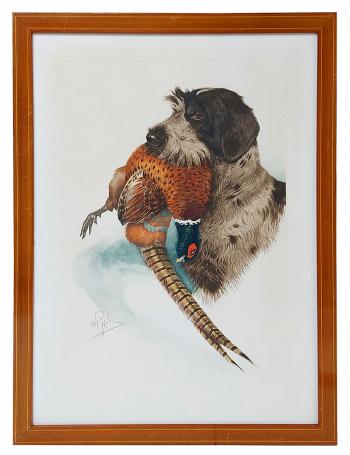 Boris Riab litho van Griffon Korthals