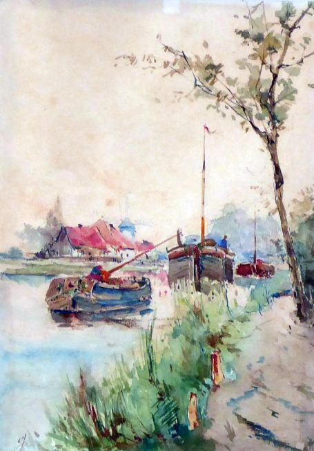 Belgische schilder C. Jacquard