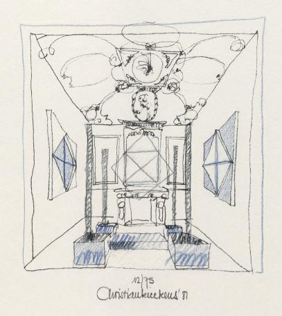 Architecturale litho van Christian Kieckens