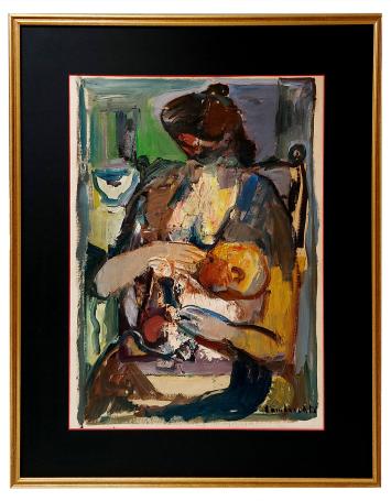 Belgische kunstschilder Constant Lambrecht