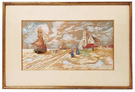 Schilderij Katwijk H. Cassiers