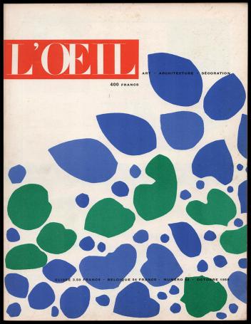 Revue L'Oeil, 1959 numéro 58 Octobre