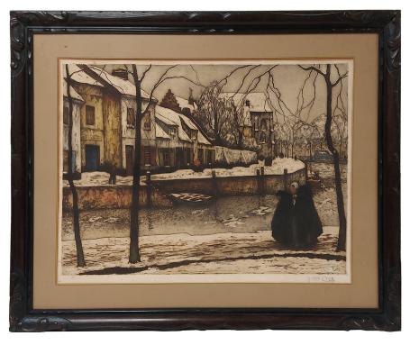 Ets van de Belgische etser Julien Célos