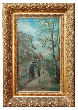 Schilderijvan de Belgische kunstenaar Charles Aerens