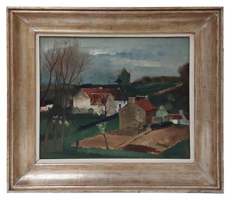 Schilderij van de belgische kunstenaar  Charles Lebon